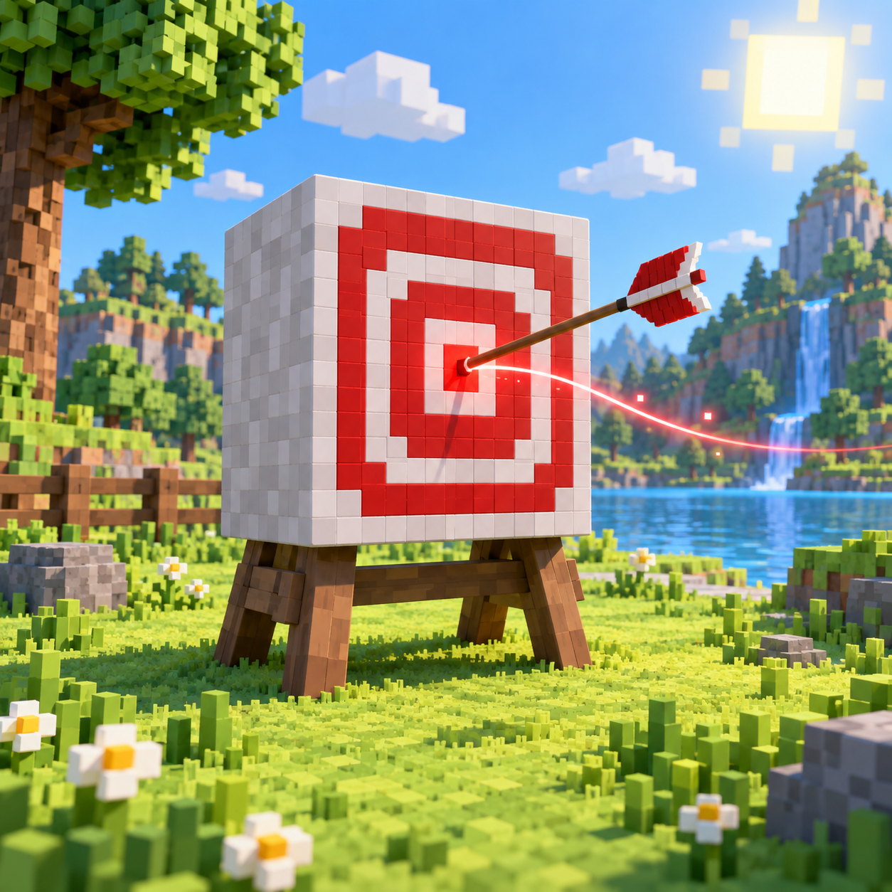 Target’s block world illustration