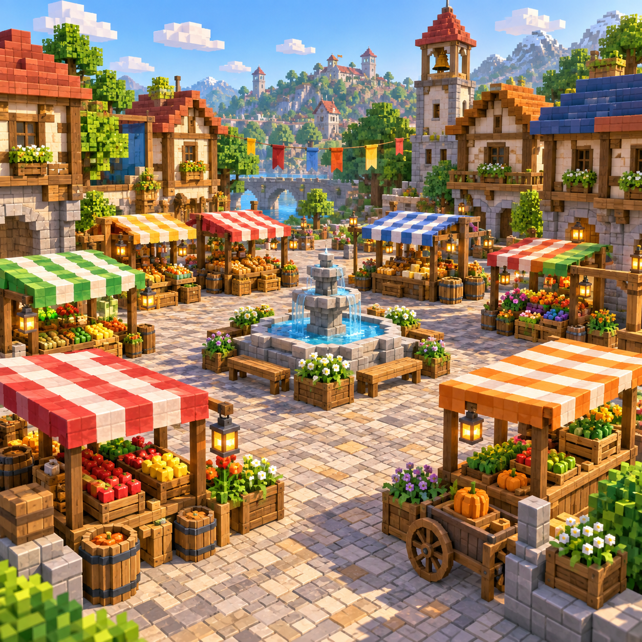 Illustration of the market’s block world