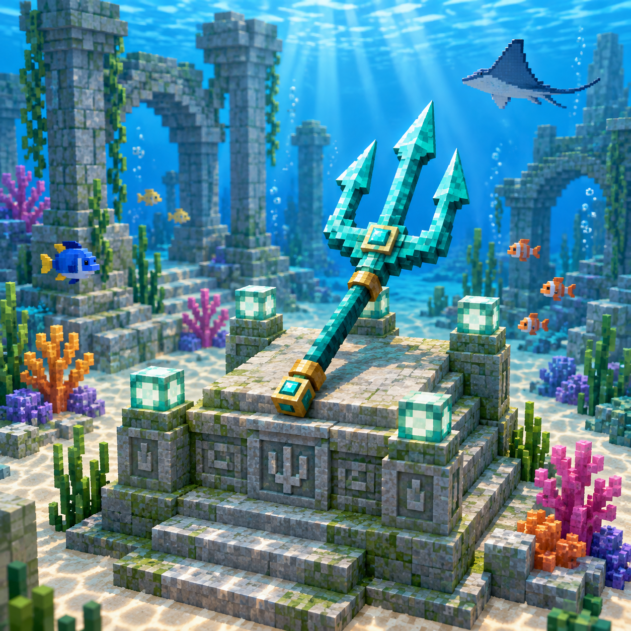 Trident’s block world illustration