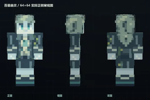 Monster skin front, side and back